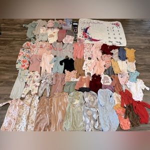 Newborn & 0-3 months clothing & more bundle